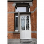 Porte en PVC avec fer forgé - Profel