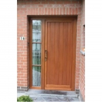 Porte en bois Meranti rainurée - Profel