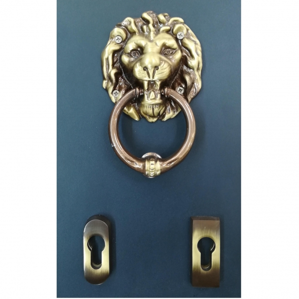 Laiton bronze Leone, Nu et Psi