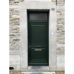 Porte PVC vert sapin à facette - Profel