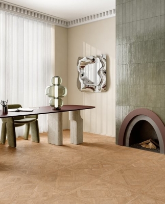 PV Rovere Sbiancato Studio Rectifié 60/60 x 8,5 mm