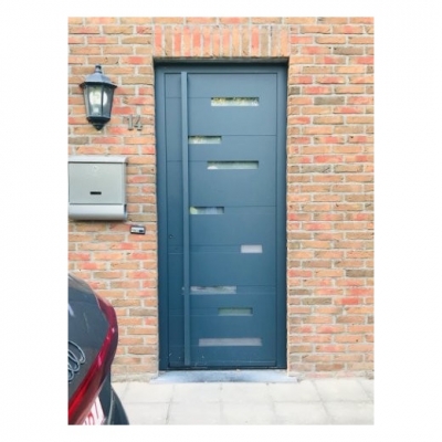 Porte Rando en aluminium gris anthracite - Profel