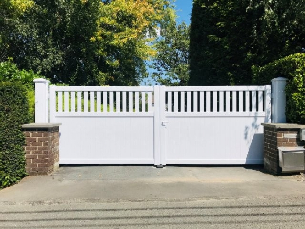 Portail en PVC ATHENA blanc