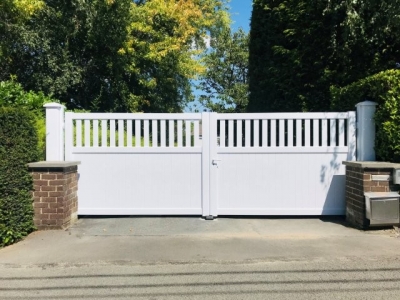 Portail en PVC ATHENA blanc