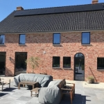 Châssis en aluminium gris noir 7021 avec fenêtres à cadre ouvrant caché, Inviso - Profel