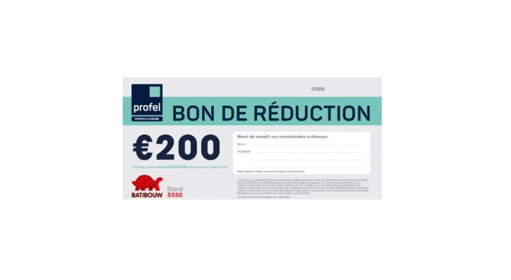 Bon de réduction PROFEL