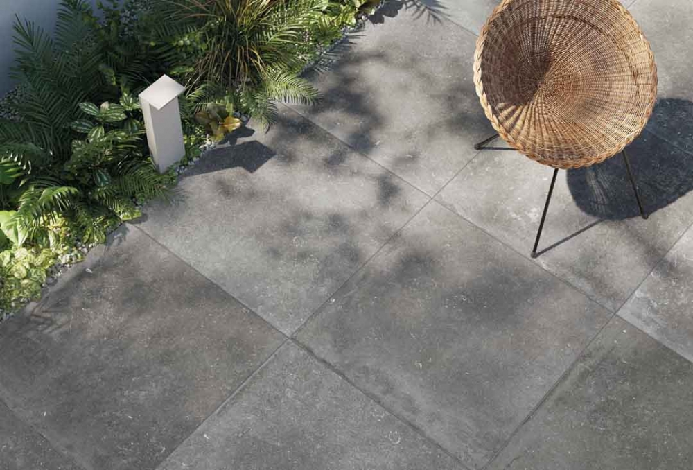 E260 BS Gris Rectifié 80/80 x 20 mm