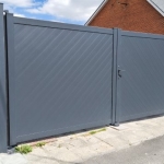 Portail alu gris anthracite CANEBIERE