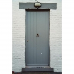 Porte d'entrée Bois Meranti panneau en applique - Profel