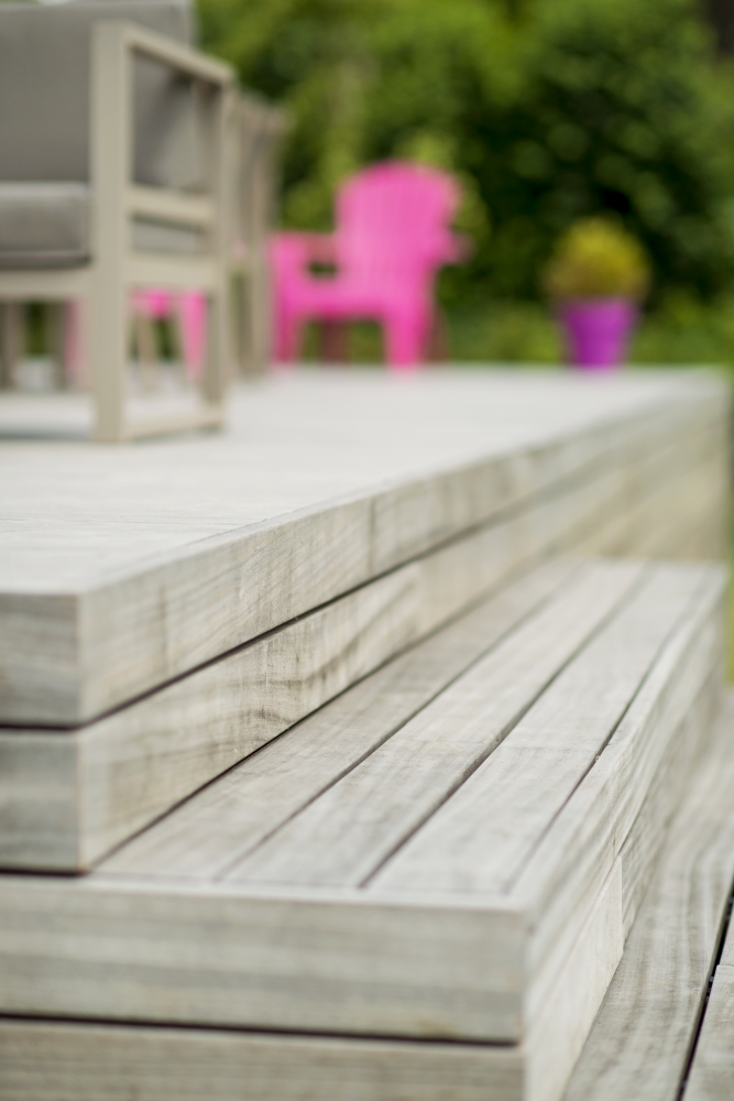 Terrasse en Padouk