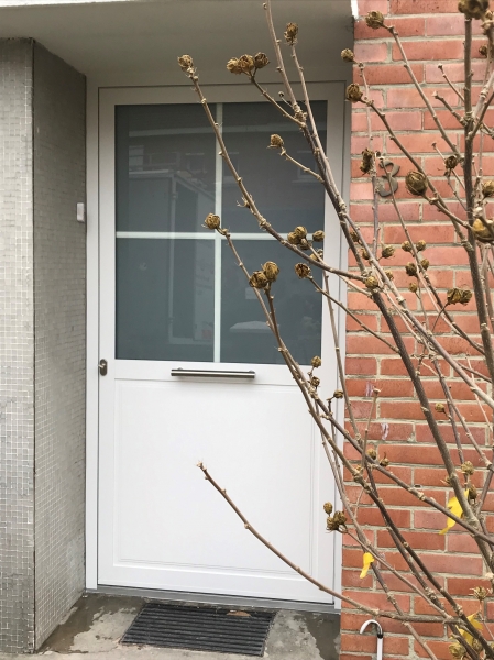 Porte d'entrée Alu blanc