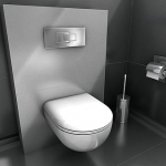 Wedi I-Board - Élément pour bâti-support de wc