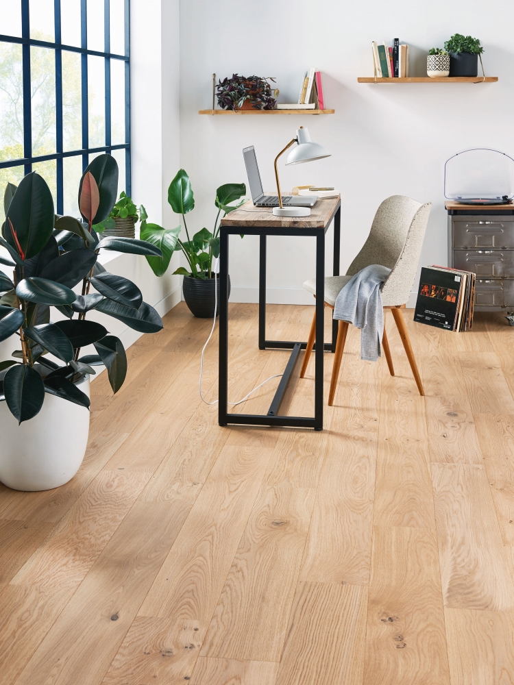 parquet chêne semi-massif clic Classic verni Bois flotté de 500à2000x184x14/3,4mm. STOCK!